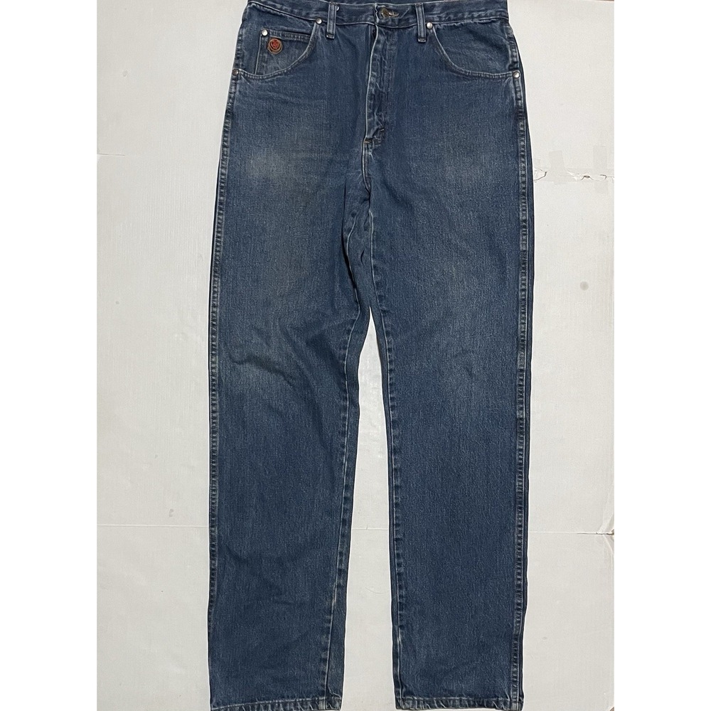 Wrangler 20X‎ Jeans Mens Size 35 X 35 Straight Blue Western Denim Medium Wash
